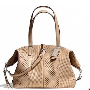 Coach Bleecker Cooper, perforated tan
